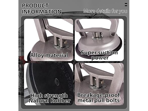 Hurrikom Dent Puller Suction Cup Kit