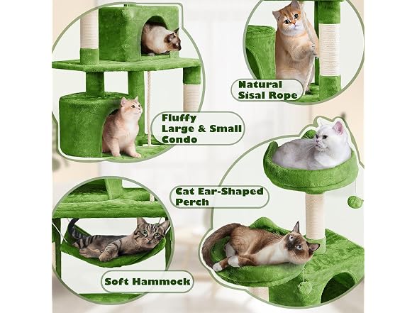 Yaheetech 62.5inches Cat Tree Cat Tower