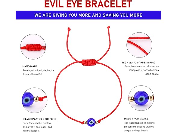 SUMMER LOVE HandMade Evil Eye Braclets