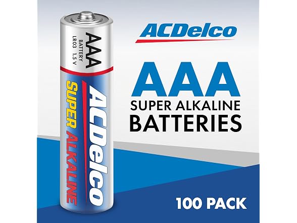 (100 Count) ACDelco AAA Batteries