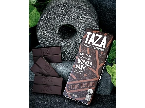 Taza Wicked Dark 95% Bar Variety 4ct 2.5