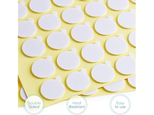 Hearth & Harbor Candle Wick Stickers 500Pc