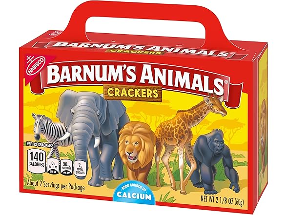 BARNUM'S Original Animal Crackers, 2.1 oz