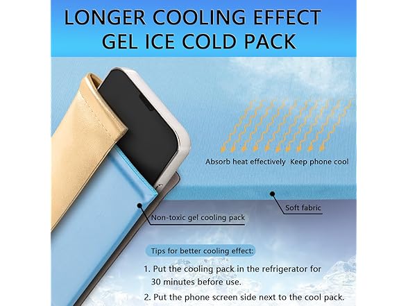 Cold Pack Cell Phone Pouch