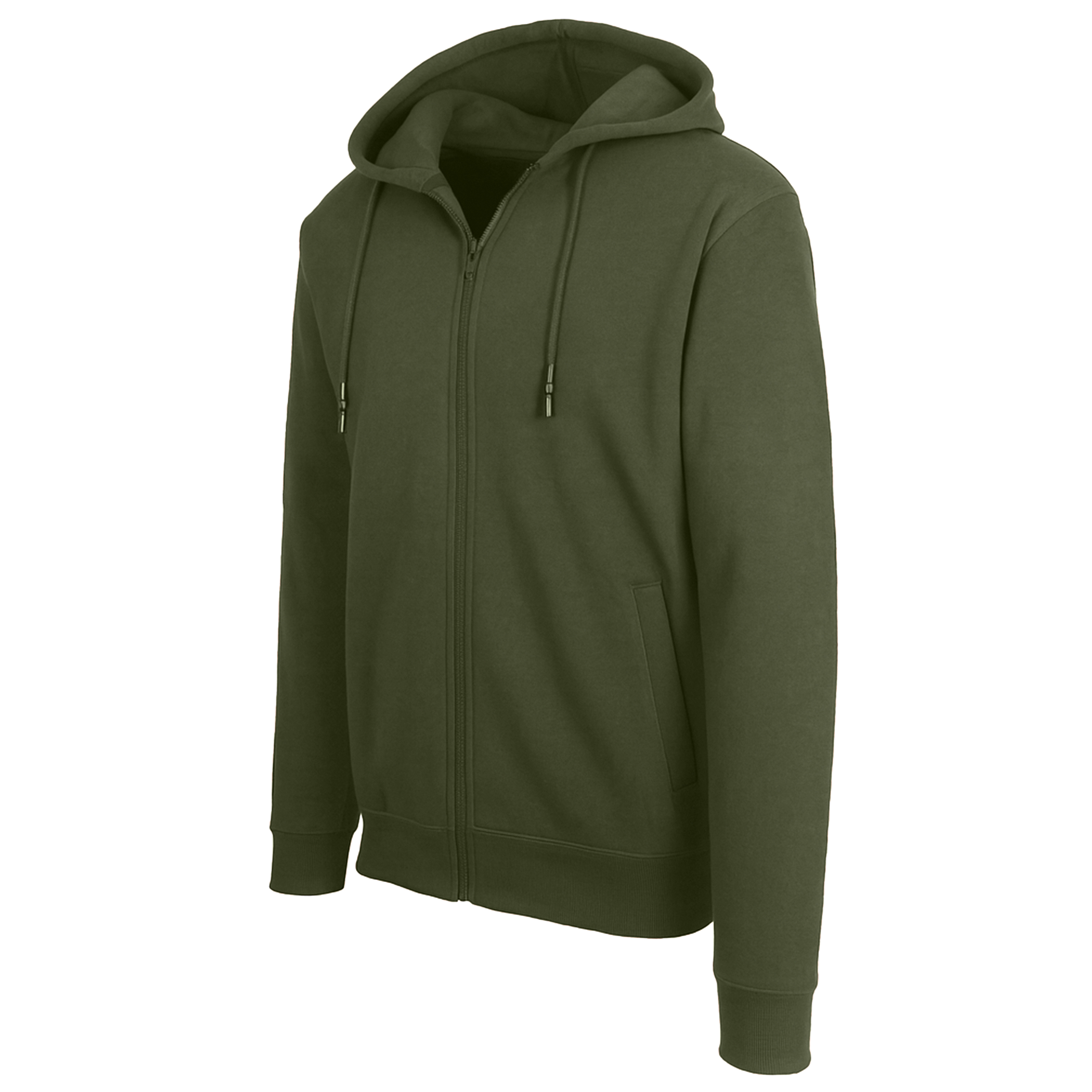 Mens Classic Fleece-Lined Zip Hoodie (M-3XL) - Gallery 35