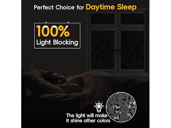 Dwersty Blackout Window Privacy Film