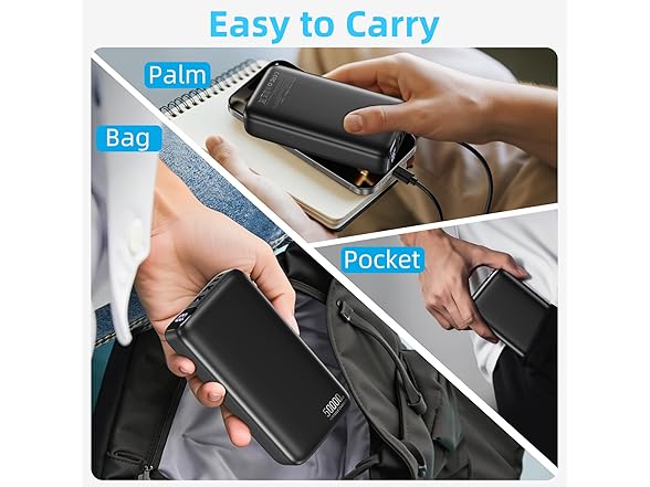 PIFFA 50000mAh Portable Charger Power Bank