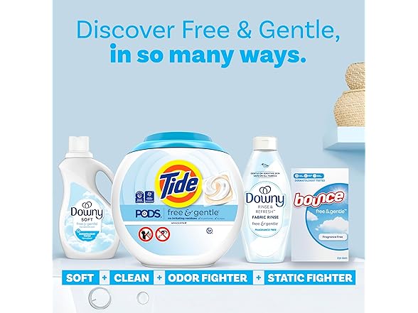 Tide PODS Free & Gentle 81ct