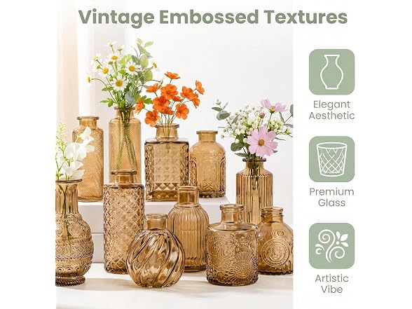 Sawoake Mini Bud Vases Set of 12 As