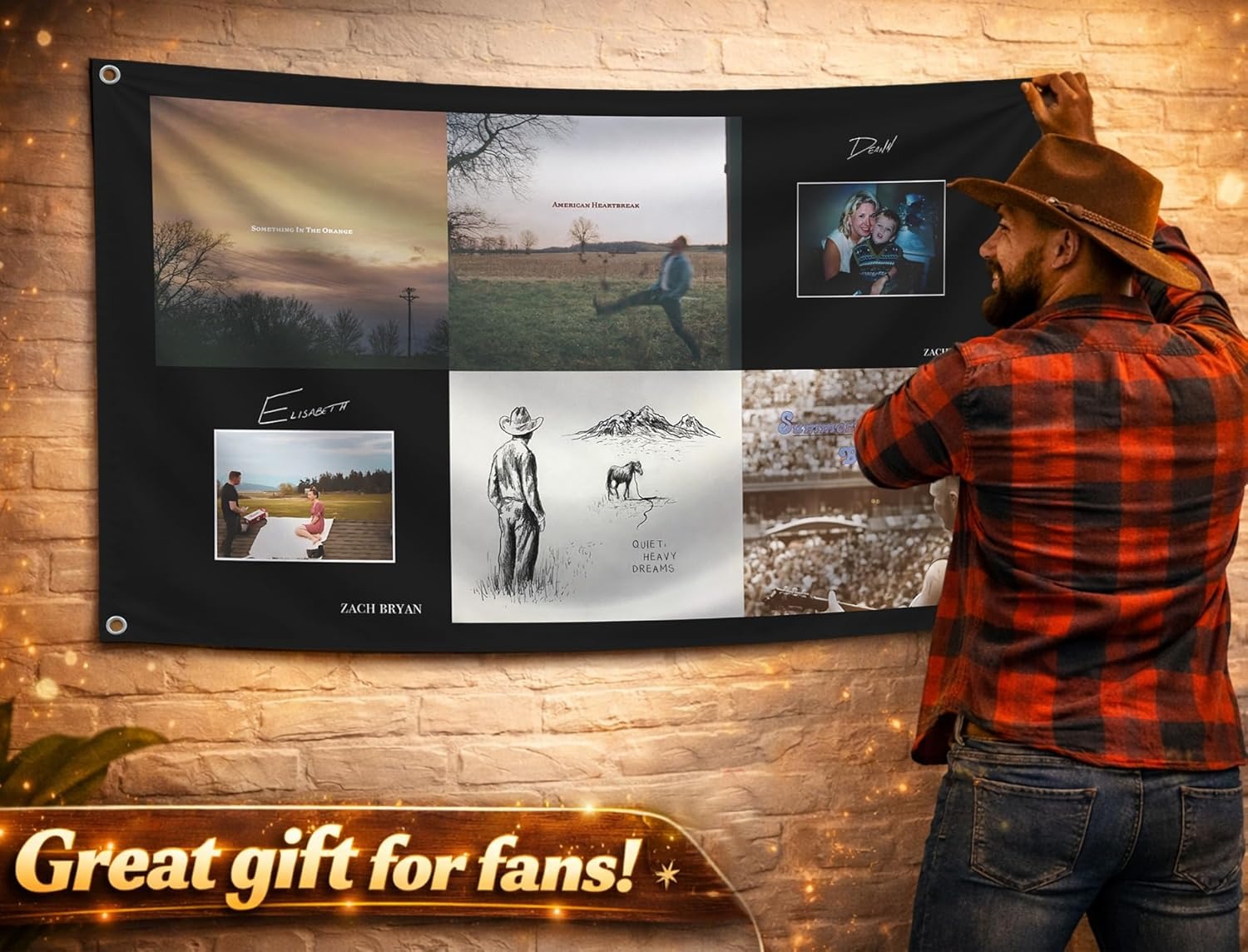 3x5 Feet Country Music Flag - Gallery 9