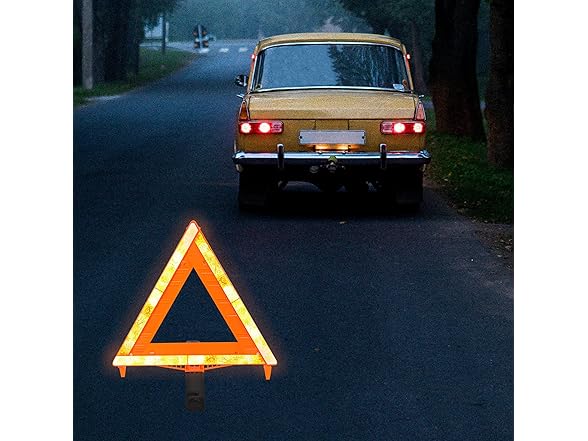 FATFOX Safety Triangles DOT Approved, 3 Pack