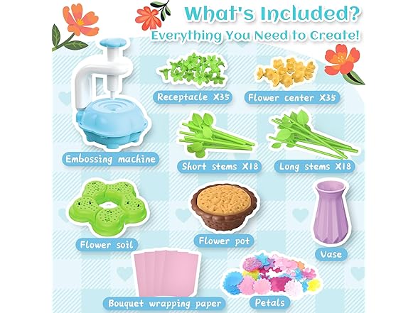 Fabric Flower Bouquets Toys