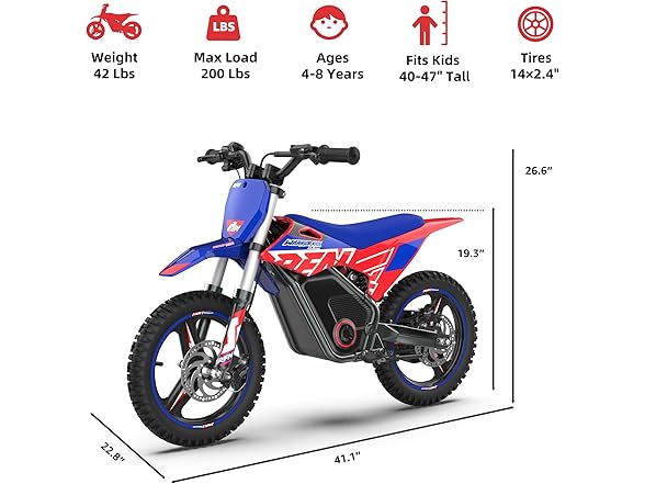 RFN SX-E500 36V Electric-Dirt-Bike