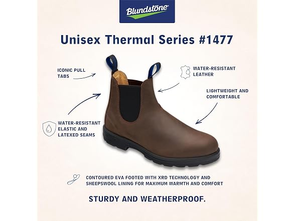 Blundstone Unisex 1477 Thermal Chelsea Boots