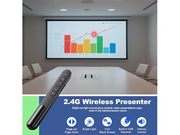 QUI Presentation Clicker Remote