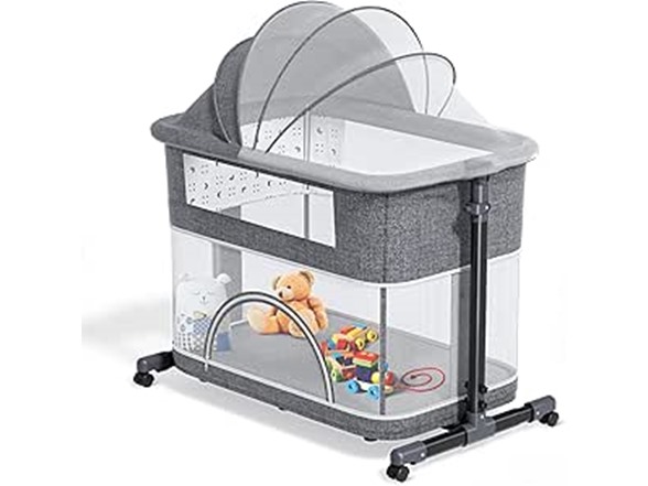 3-in-1 Baby Bassinet Bedside Crib