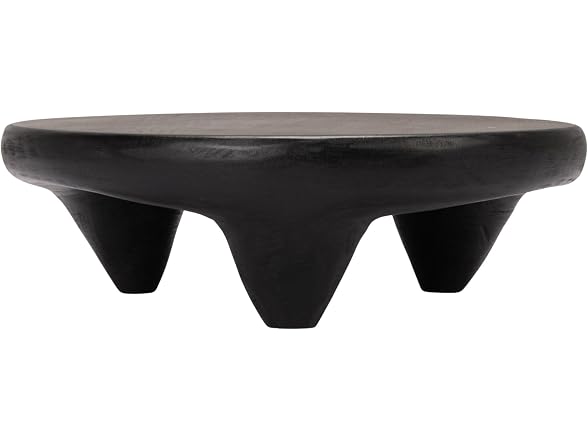 Creative Co-Op Mango Wood Round Footed Pedestal Stand