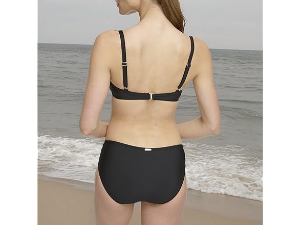 Calvin Klein Women's Swim Top Black (XL)
