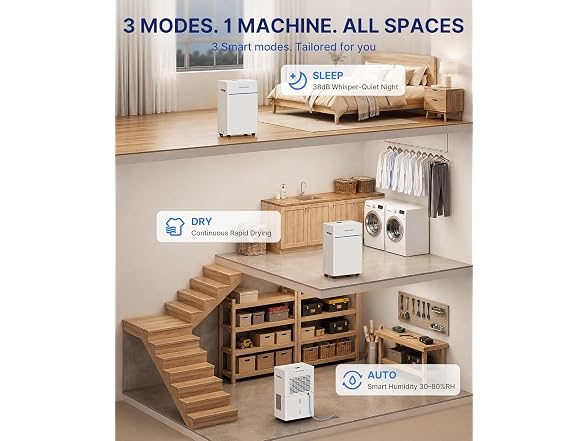 VEAGASO Dehumidifier, 28 Pints