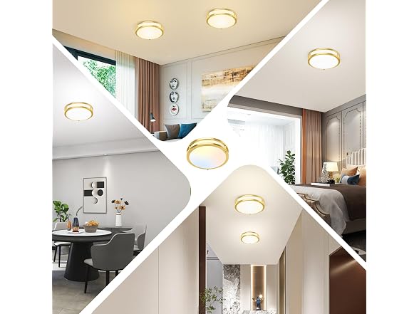 TOBUSA B0FT3DCHRL 2-Pack LED Flush Mount Ceiling Light
