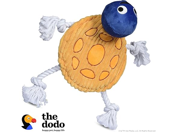 The Dodo Turtle Multitexture Toy with Ropes