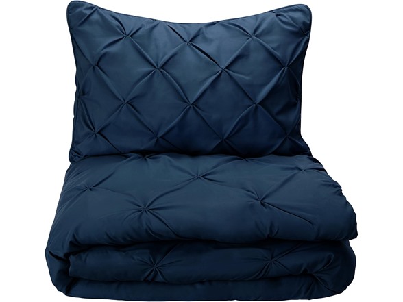 AmazonBasics Pinch Pleat Comforter Set