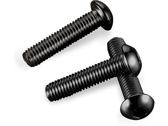 M5x20 Button Head Screws 50Pcs Black