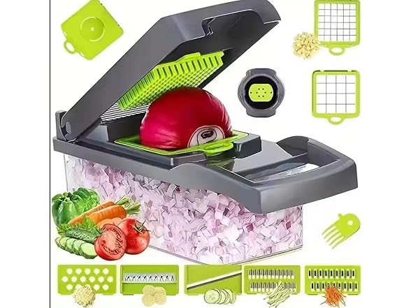Kitchen ideas Veggie slicer 16 pieces