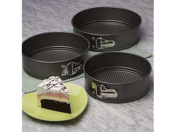 Ecolution Bakeins 3 Piece Springform Pan Set