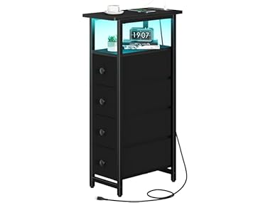 $39.99, Was $69.99, 42% Off! Yoobure narrow nightstand dealfomo