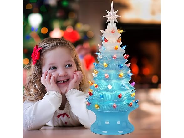 Lakumu B0F5V14T7G Resin Christmas Tree BU