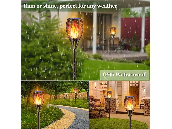 Martiount Balight Solar Torch Lights, 43in 96 LED 2Pk