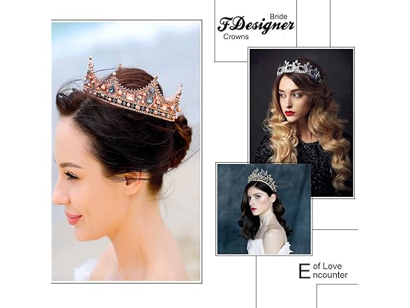 Fdesigner Pearl Wedding Crown