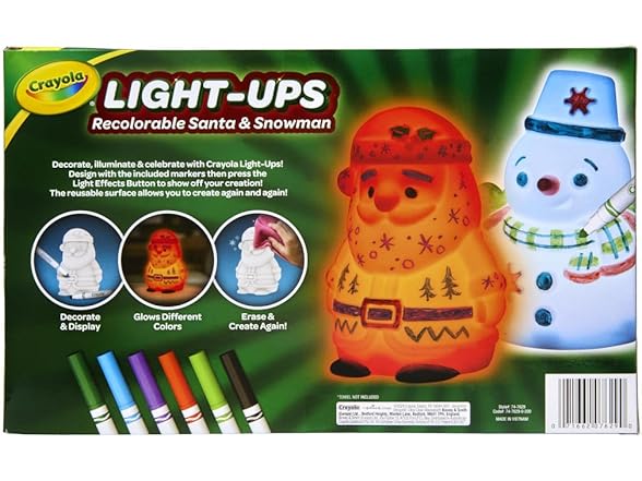 Crayola Light Ups Santa and Snowman Bundle