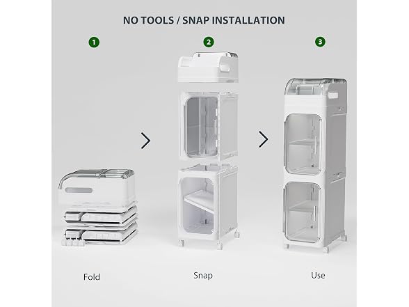BINSIO Slim Bathroom Storage Cabinet