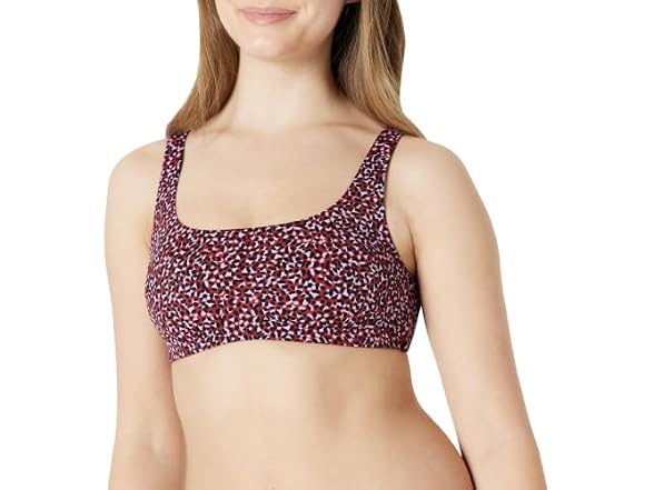 Amazon Essentials Women Squareneck Swim Bikini Top