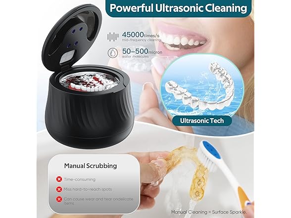 KINTLE Ultrasonic Retainer Cleaner