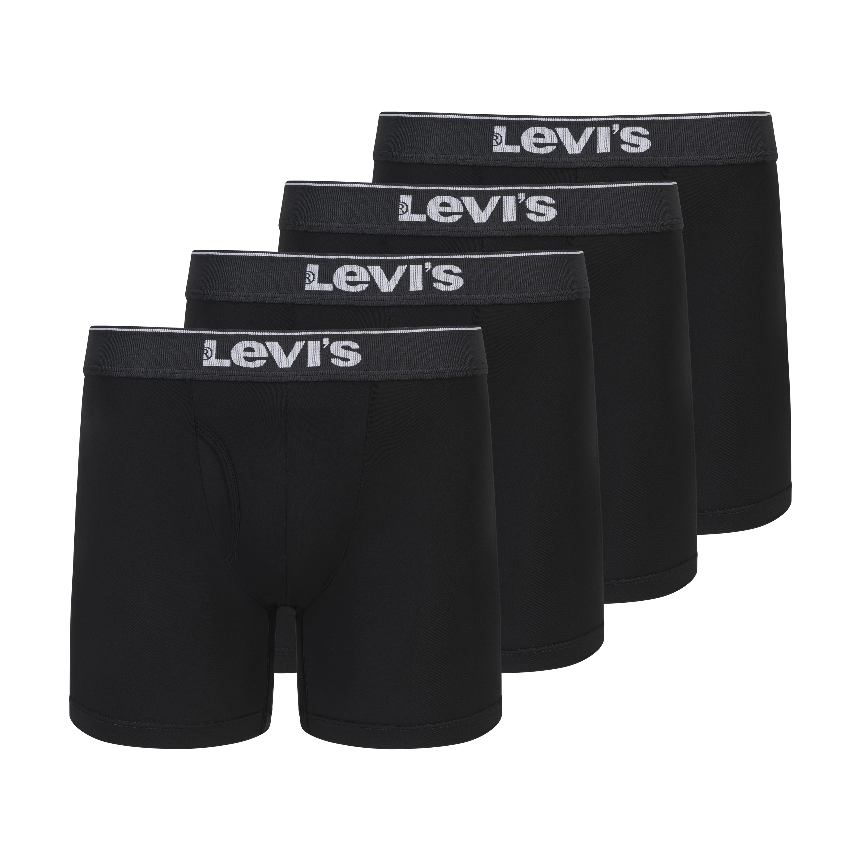 Levi's Men's 4-Pack Microfiber Boxer Brief - Gallery 13