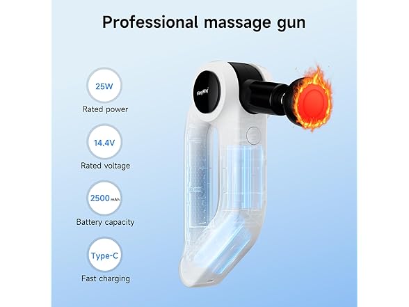 HEYCHY massage gun with heat
