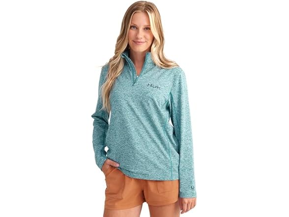 HUK Womens Coldfront+ Quarter Zip