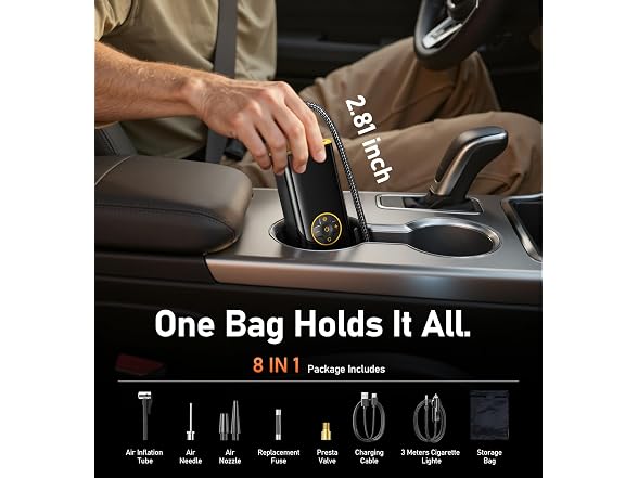 Sockspree Tire Inflator Air Compressor