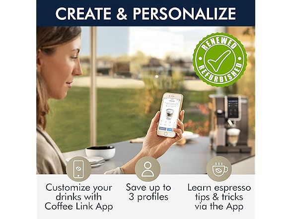 De'Longhi Dinamica Plus Fully Automatic Espresso Machine