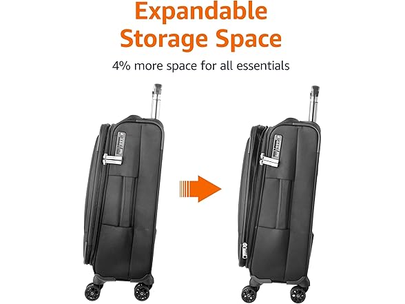 Amazon Basics 17" Carry-On Softside Luggage