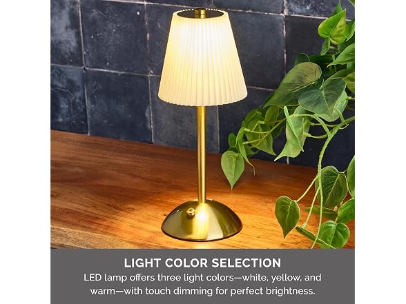 Mikasa 13.4 Inch Metal Shade Electric Candle Base