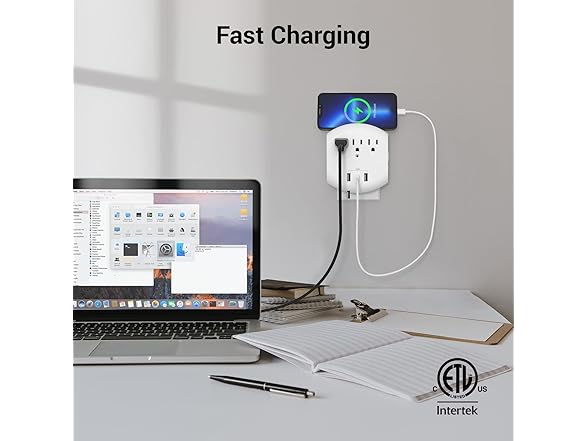 Clear Power 2-Pack USB Wall Charger