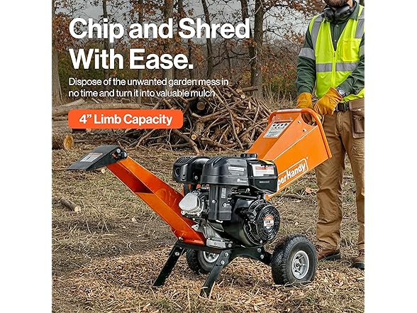 SuperHandy Chipper Shredder Mulcher