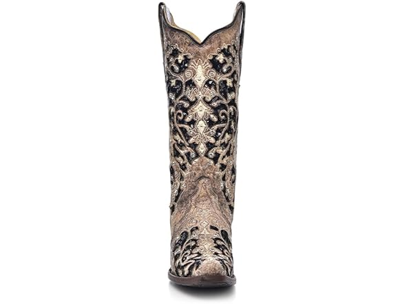 Corral Boots Women's Brown Black Floral