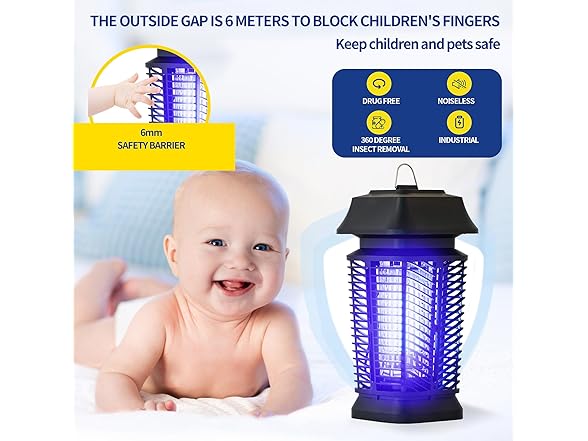 Mosqueda Bug Zapper Outdoor Electric