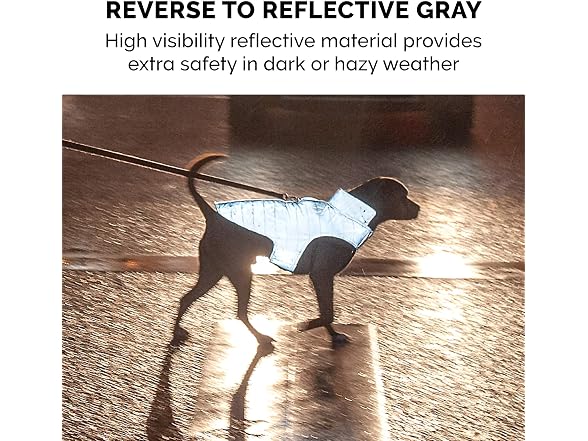 Furhaven Water-Repellent & Reversible Medium Dog Coat