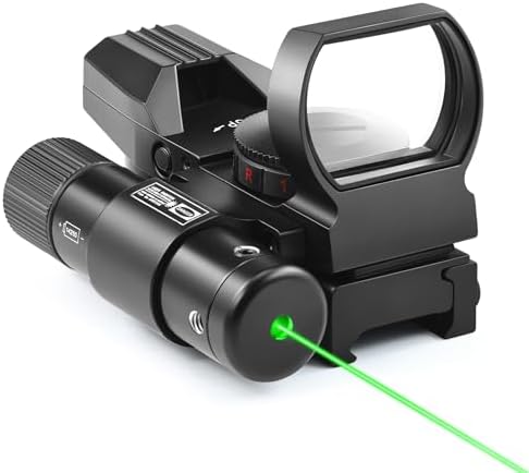 Pinty BC1077025050034 Red & Green Dot Sight with Gre